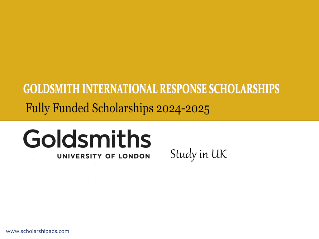Goldsmiths International Response Scholarship 2024