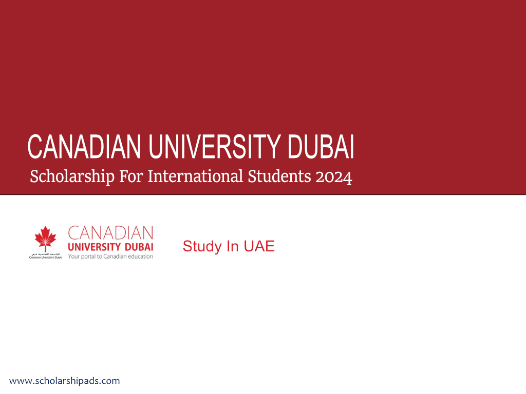 Canadian University Dubai Scholarship 2024