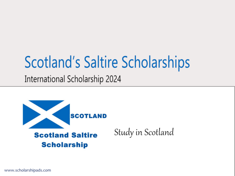 Scotland’s Saltire Scholarships 2024