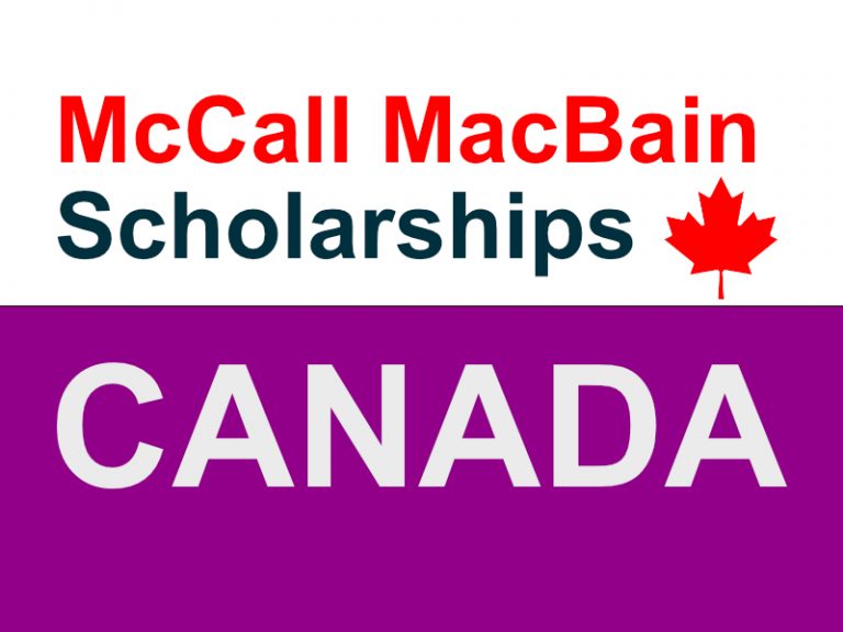 MCCall McBain Scholarships fully funded in canada