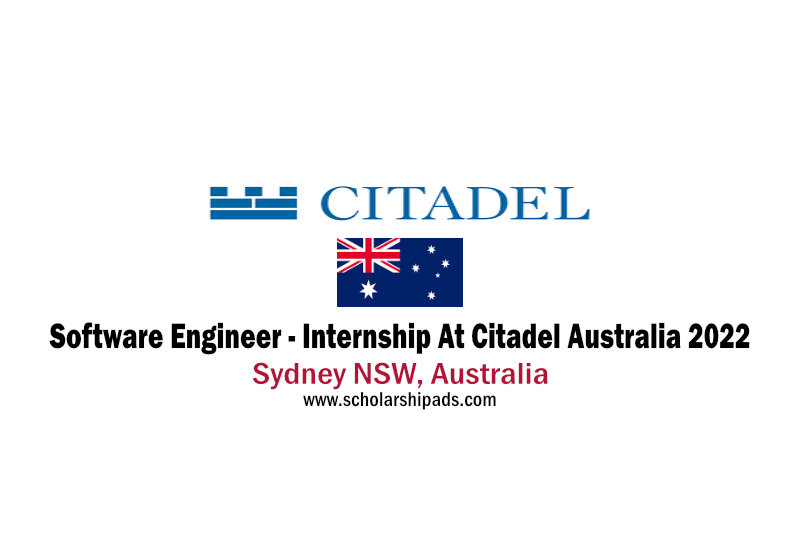 Software Engineer Internship At Citadel Australia 2022