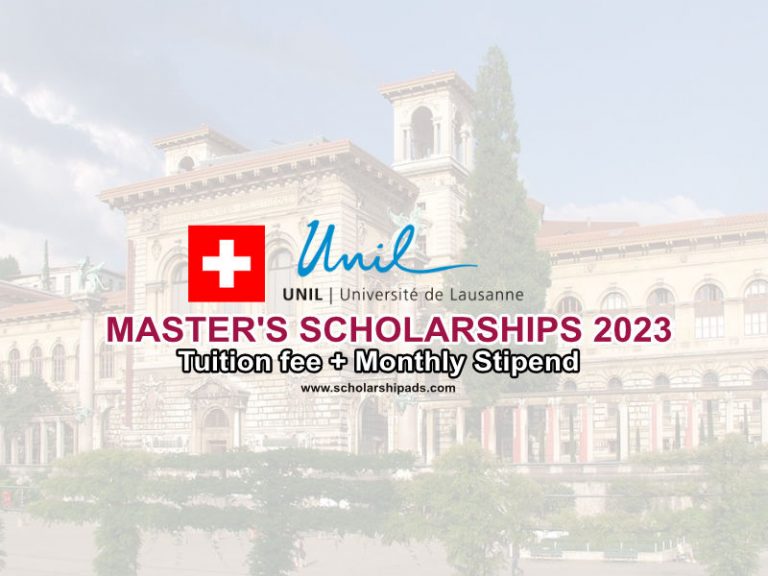 Fully Funded UNIL Master's Scholarships in Switzerland