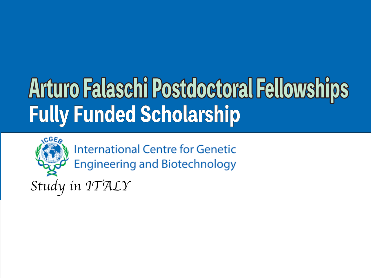 Arturo Falaschi Postdoctoral Fellowships