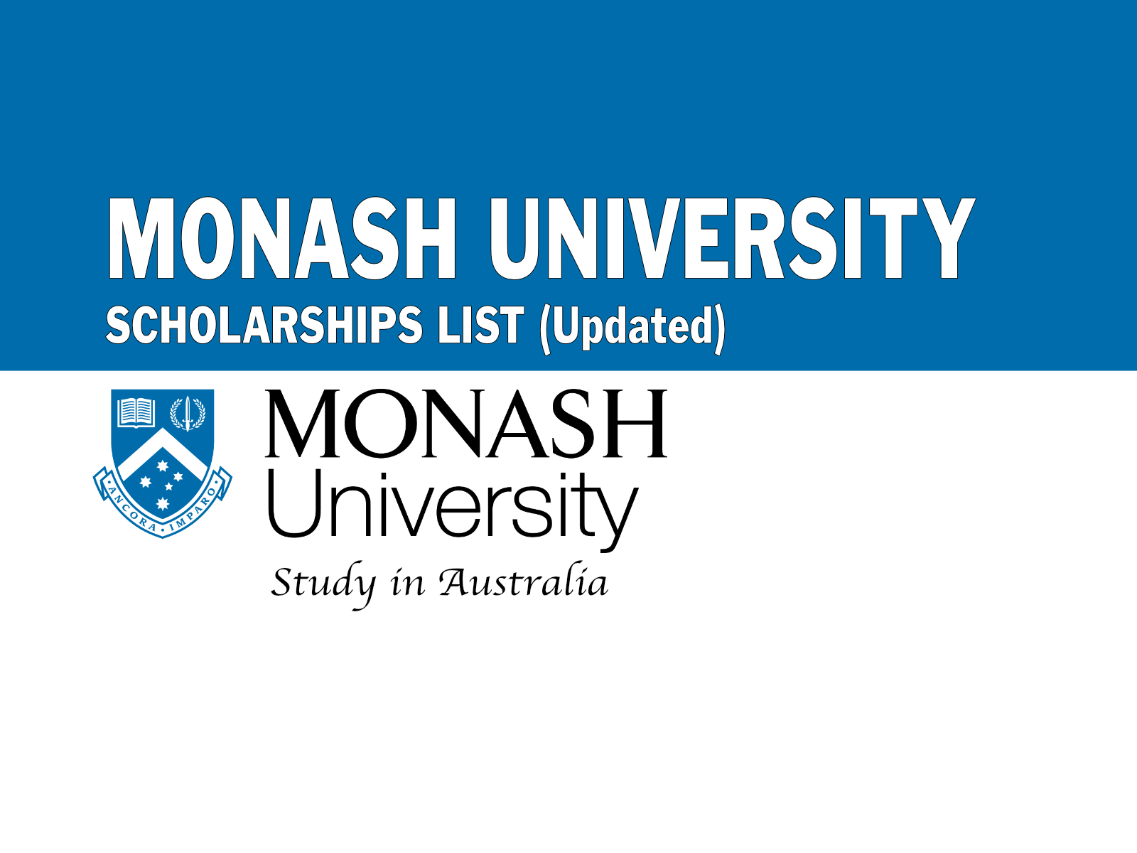Monash University Australia Scholarships