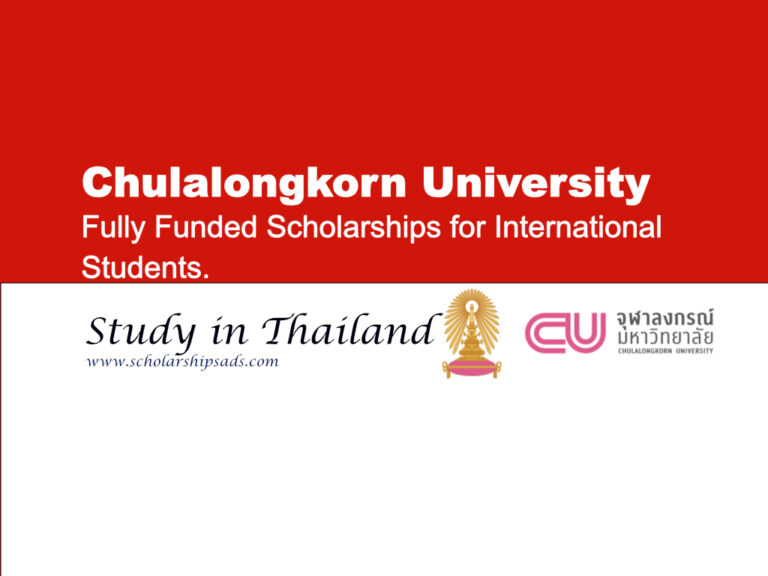 Chulalongkorn University Scholarships