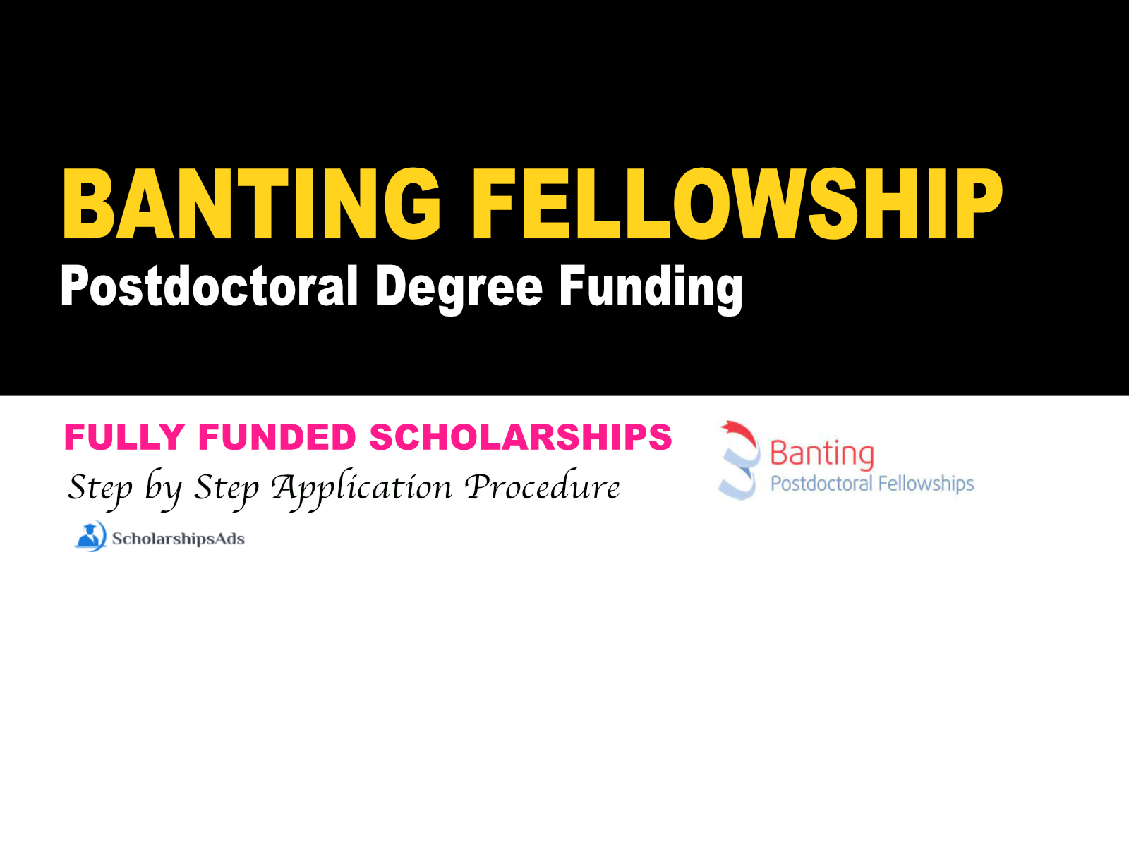 Scholarships in Canada for International Students 2024 1 Banting Postdoctoral Fellowship