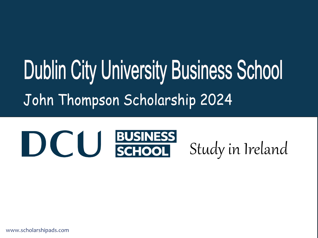 John Thompson Scholarship 2024 Ireland