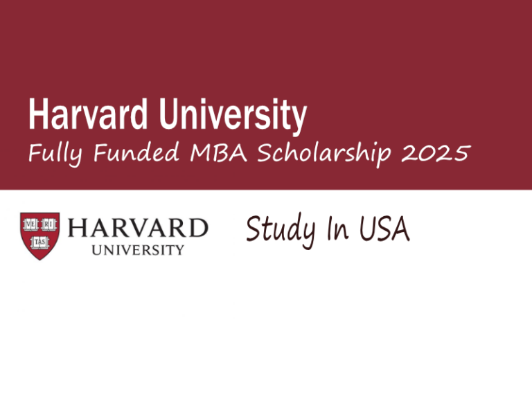 Harvard University MBA Scholarship 2025