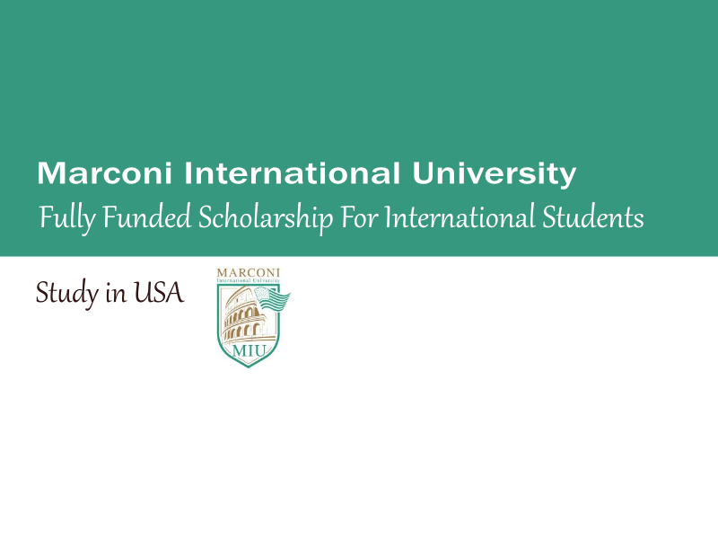 Marconi International University Scholarships 2024 USA