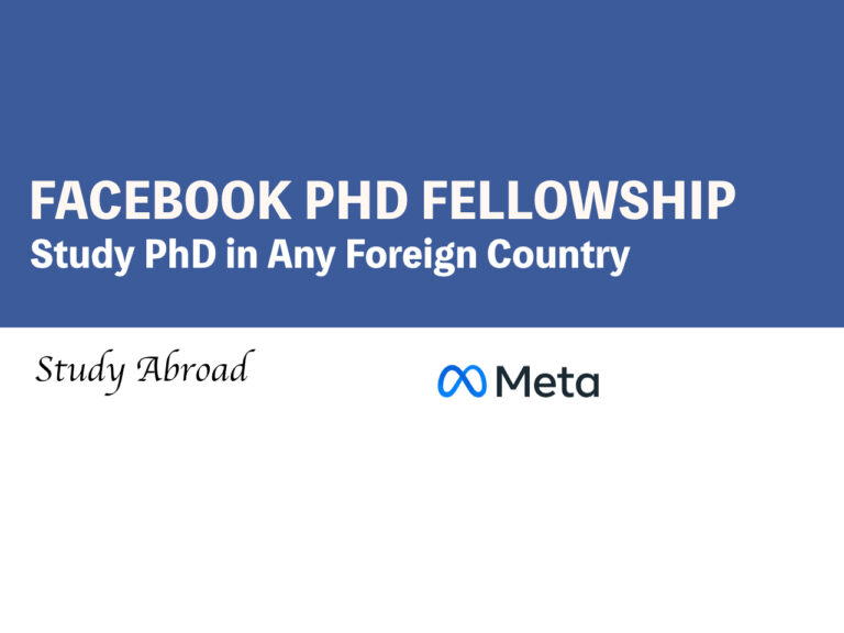 Facebook PhD Fellowship